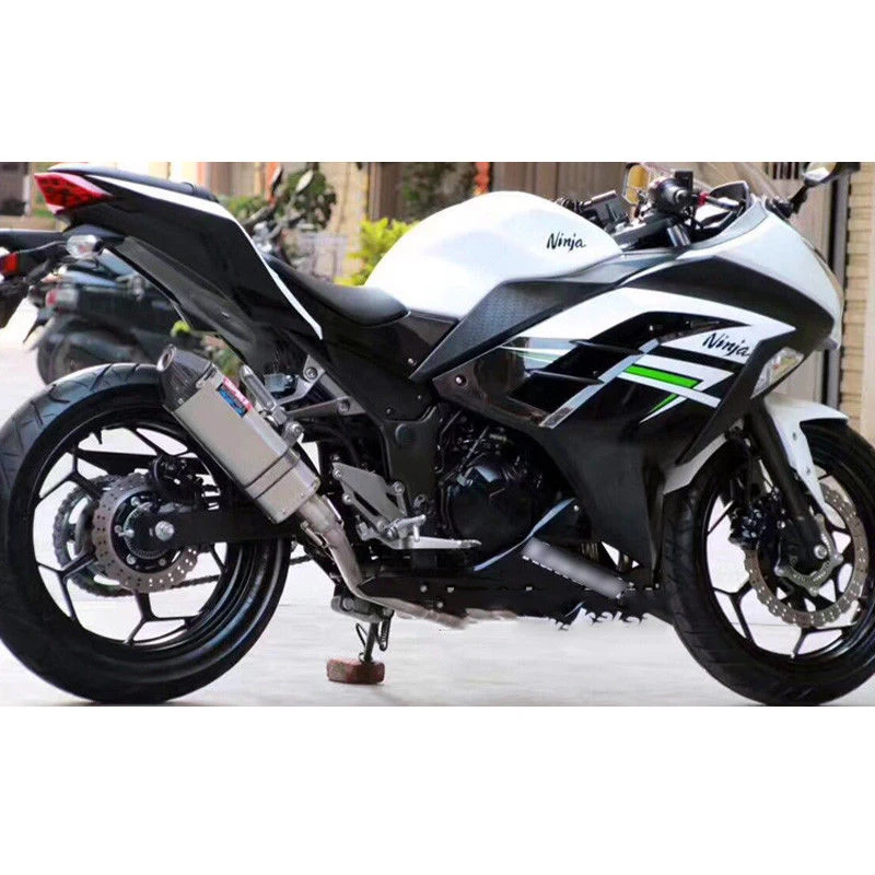 Ninja 300 250 выхлопная система мотоцикла труба передний коллектор связь труба глушителя наконечник трубы для Kawasaki Z250 Z300 2013