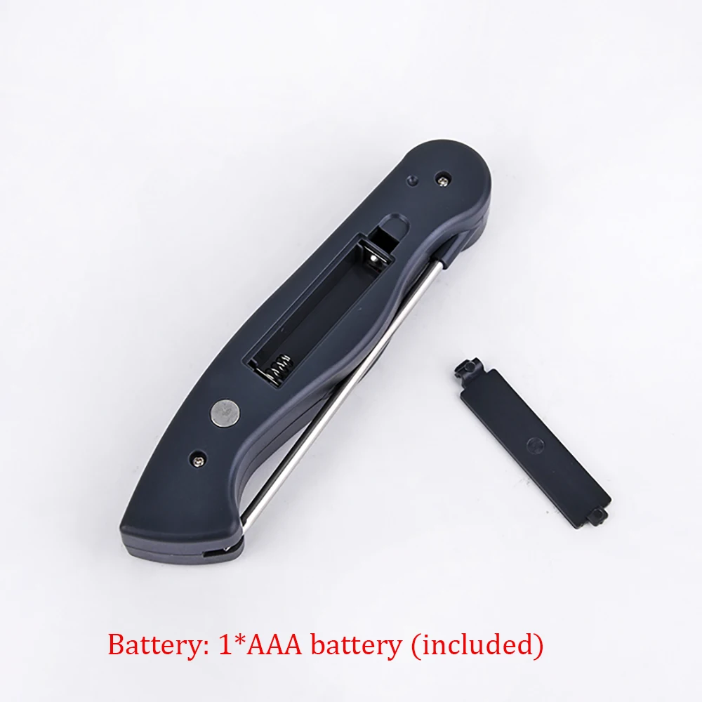 Foldable Food Thermometer Digital Kitchen Food Cooking Tool BBQ Meat Fork BBQ Grill Probe Temperature Gauge With Battery TP108