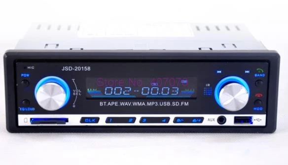 Автомагнитола Uuniversal JSD 20158 50 шт. стерео аудио FM приемник USB MP3 MMC WMA радио для