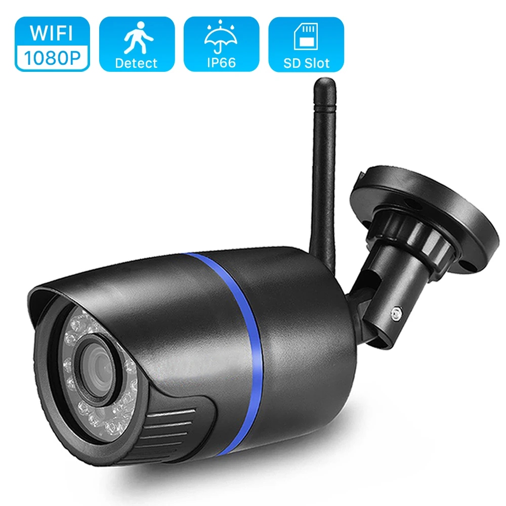 

ANBIUX Yoosee IP Camera Wifi 1080P 960P 720P ONVIF Wireless Wired P2P CCTV Bullet Outdoor Camera With MiscroSD Card Slot Max 64G
