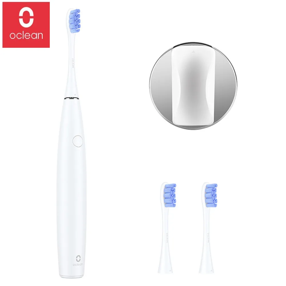 Перезаряжаемая электрическая зубная щетка Oclean SE с 4 щеточными головками, 1 настенный держатель, международная версия приложения, щетка для управления