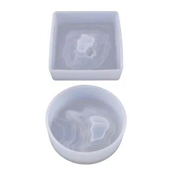 

Crystal Epoxy Resin Mold Flower Pot Casting Silicone Mould DIY Craft Making Tool Q0KE