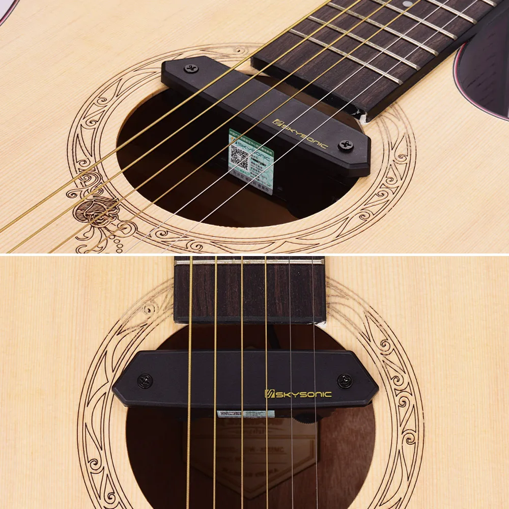 SKYSONIC T-902 гитара звукосниматель магнитный+ микрофон двойной звукосниматель системы с регулятором громкости гитарные части