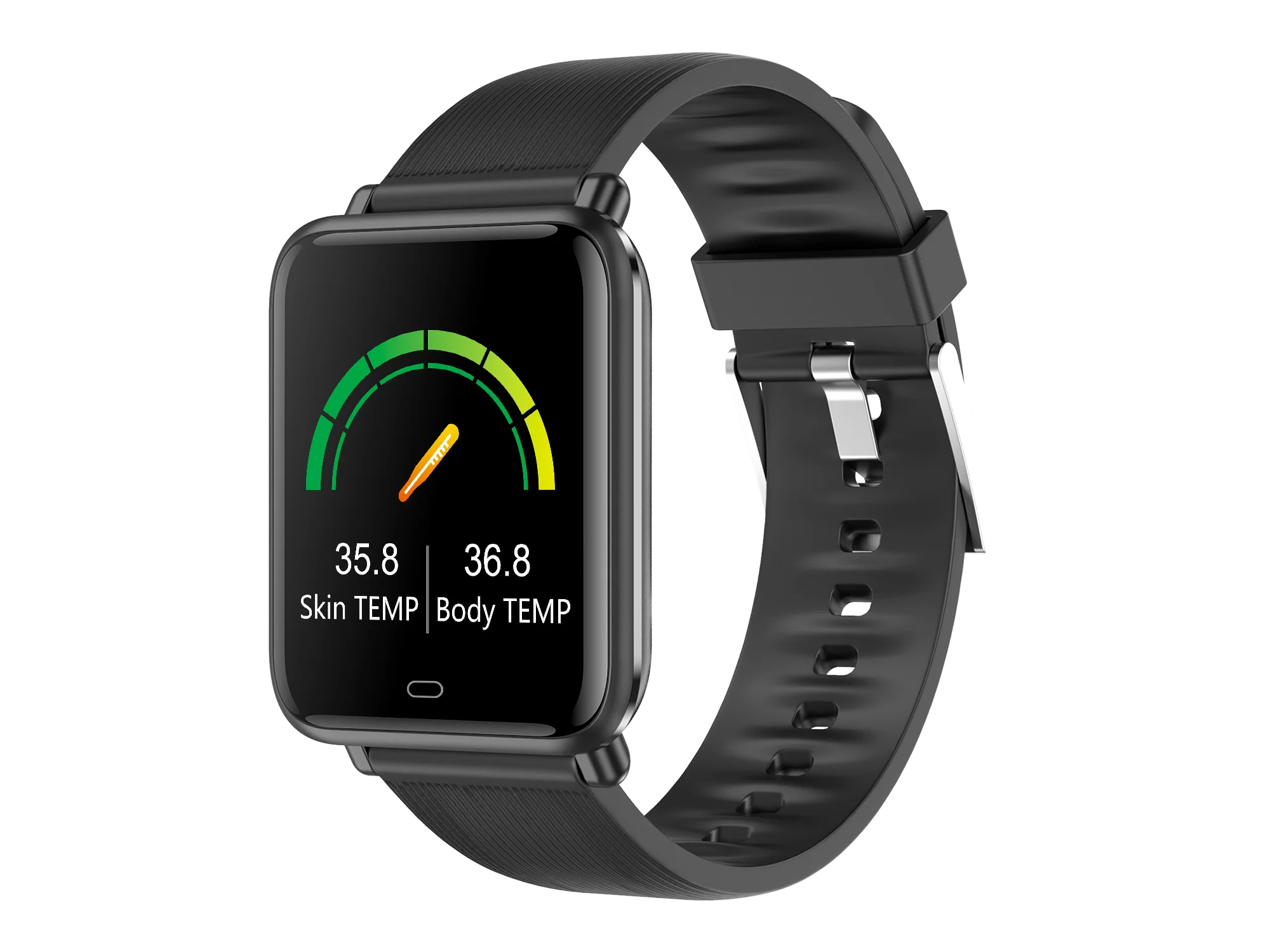 2022 Body temperature,Whole snack rate monitoringBlood oxygen monitoringMultiple sports modes,Caller ID and rejection Smartwatch 