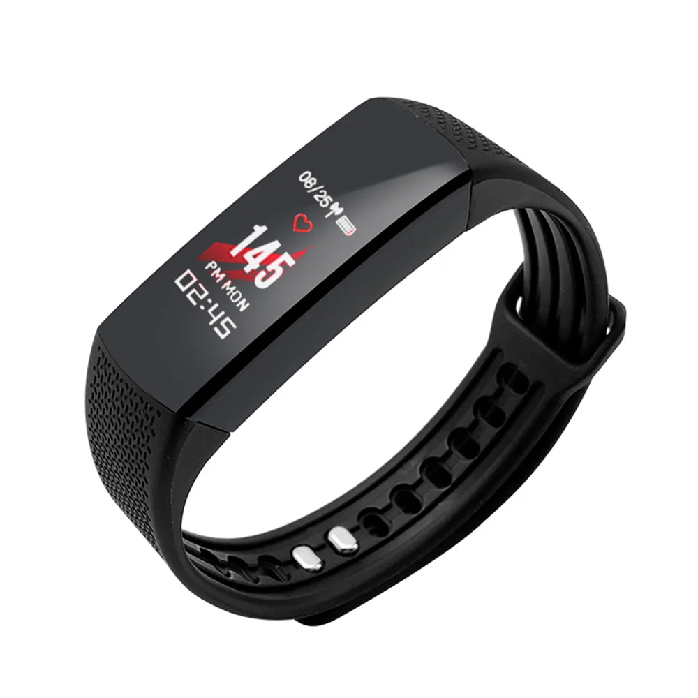 Men Bluetooth 4.0 Sports Smart Wristband Wristwatch Health Monitor Heart Rate Monitor Swimming Fitness Wristband For IOS Android