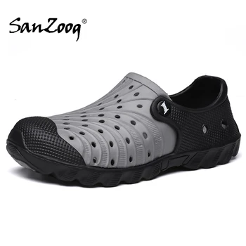 

Summer Men Clogs Rubble Beach Sandals Garden Shoes Crocks Croks Crox Zuecos Hombre Cholas Croc Shoes Crock Fashion Cheap EVA