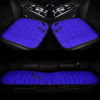 

12V Car Heated Seat Cover Car Heating Seat Cushion Auto Seat Heating Cushion Office Heating Pad Interior Accessories