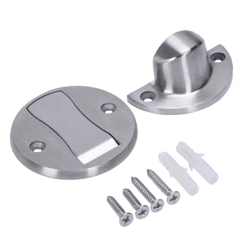 

Magnet Door Stops Stainless Steel Door Stopper Magnetic Door Holder Toilet Glass Door Hidden Doorstop Furniture Hardware