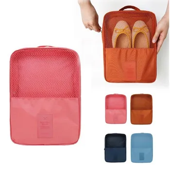 

2019 Travel Portable Second Generation Double Layer Waterproof Shoe Bag Upgrade Section Mesh Storage Bag