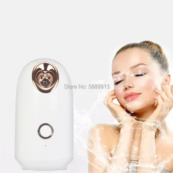 

Women Nano Facial Sprayer Nebulizer Face Steamer Humidifier Hydrating Unclogs Unclogs Pores Reduce Blackheads Deep cleaning