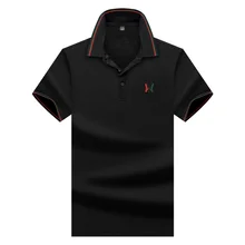 Polo informal de manga corta para hombre, Camiseta deportiva de alta calidad, de algodón bordado, a la moda, talla grande