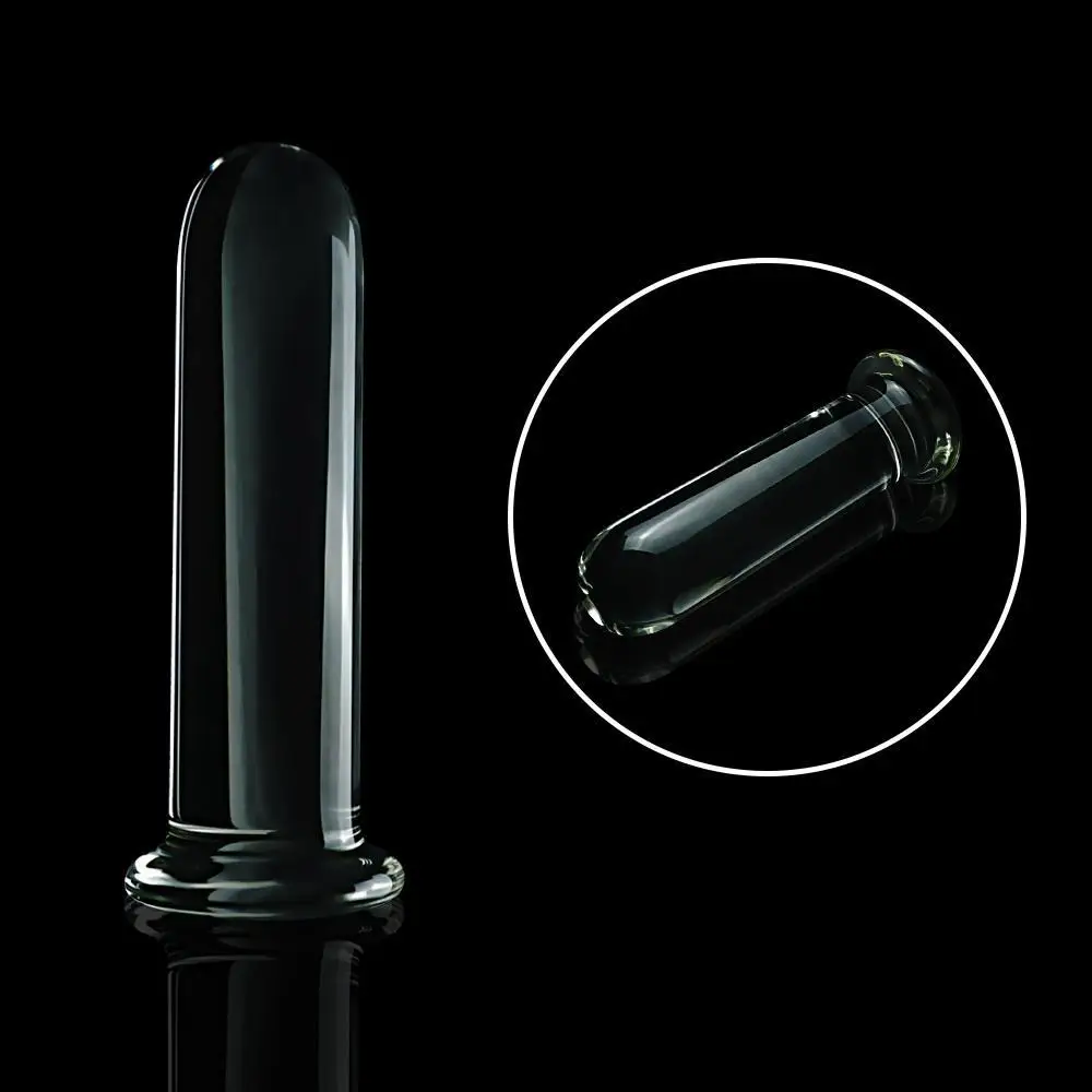 Стеклянный фаллоимитатор Кристальный G Spot для взрослых большой анальный штекер задницы шары интимные игрушки для женщин мужчин геев