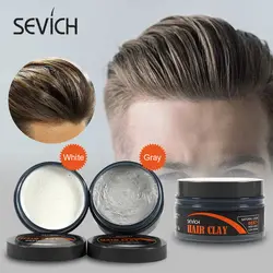 Sevich волосы глина 80 г укладки волос для мужчин оригинальный длительный Холдинг сухой стерео Тип s сильный моделирование грязи форма гель