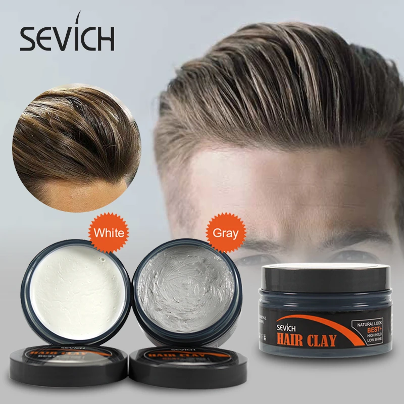 Sevich Hair Clay 100g Hair Styling Men Original Long lasting Holding Dry  Stereotypes Type Strong Modeling Mud Shape Gel|Sáp thơm & sáp| - AliExpress