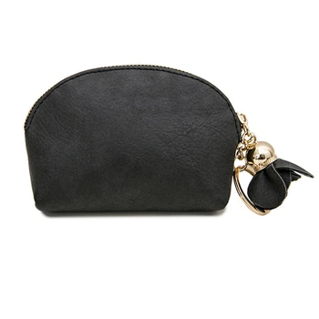 

1 PC Mini Dumpling Zipper Coin Purse Women Girls Rose Pendant Coin Purse Small Clutch Dropship New Arrival