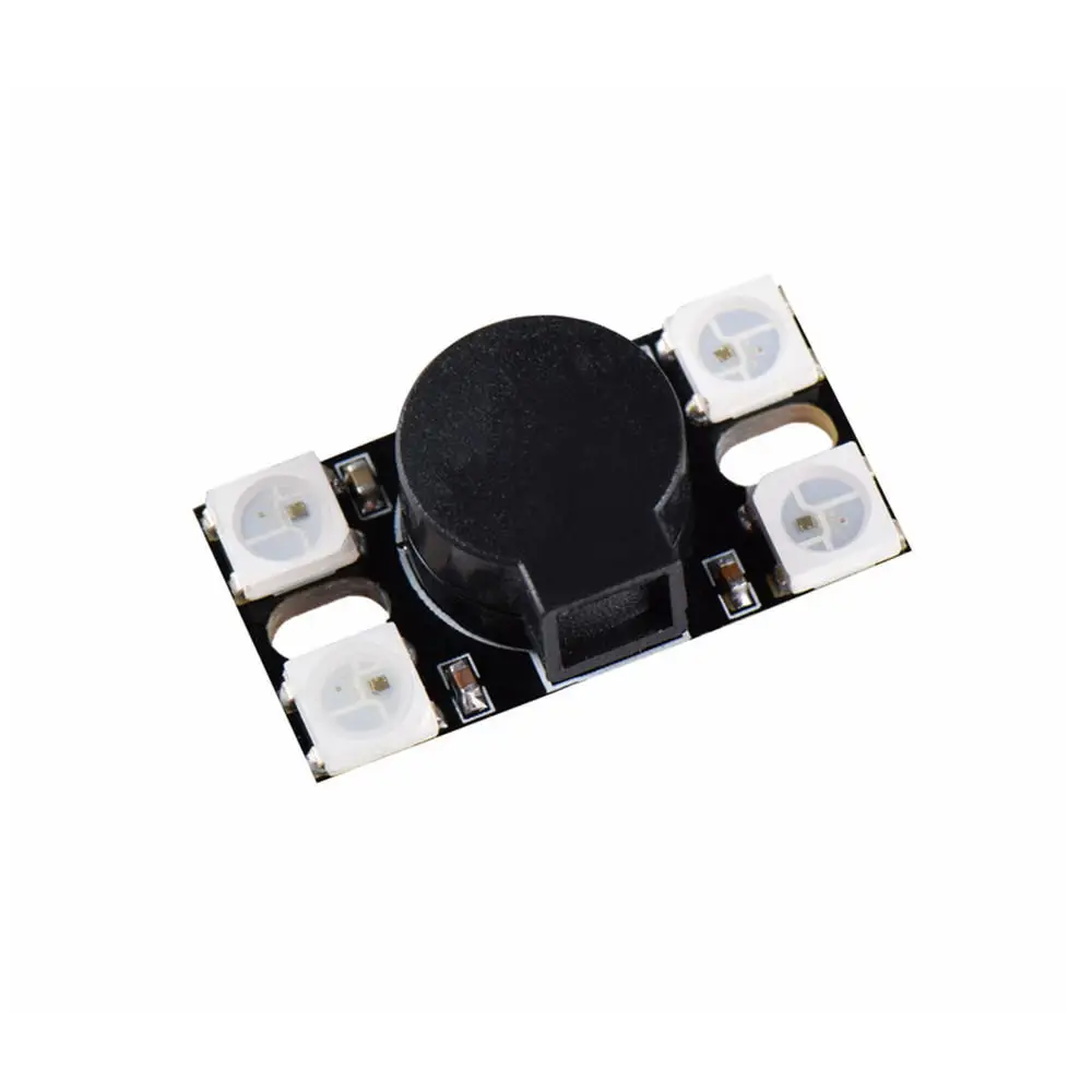 

JHEMCU BZ110DB_WS2812 5V 110DB Super Loud Active Buzzer with WS2812 LED Light for RC Drone FPV Racing