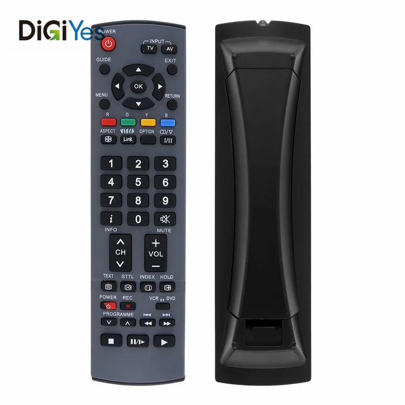 

fit for Panasonic TV Viera Remote Control Support 2 x AAA Batteries with Long Control Distance EUR 7651120 / 71110 / 7628003