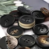 New 10pcs Resin 4 holes Buttons Sewing accessories Size Complete for clothing Decorative Plastic Buttons Handmade DIY 4
