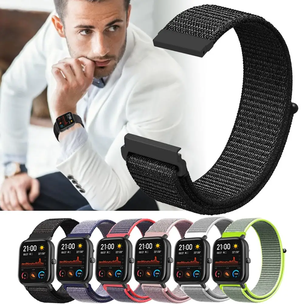 Нейлоновый ремешок для amazfit GTS 20 мм Смарт-часы сменный ремешок на запястье для amazfit GTS спортивный ремешок