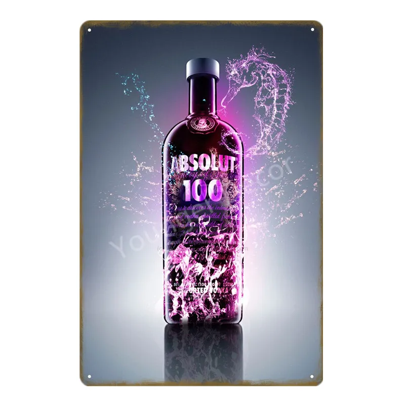 SKU1303CI Absolut Peppar плакат водка металлическая жестяная вывеска Швеция пивное вино настенная печать винтажный Бар Паб домашний декор напитки доска YI-175 - Цвет: SKU1303CI