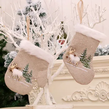 

2020 Hot Sale Christmas Resin Gloves/sock Doll Creative Fashion Christmas Decorations Toy Pendant Gift Stockings #3