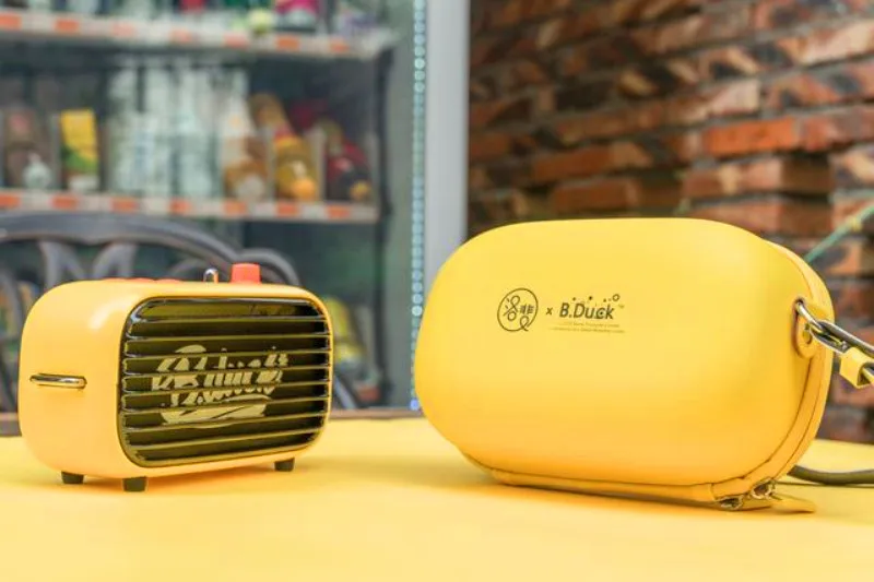 Bluetooth-динамик LOFREE ядовито-M B.DUCK желтый с функцией восстановления FM-радио