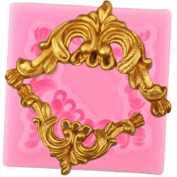 

DIY Scroll Relief Silicone Molds Cake Border Fondant Mold Cake Decorating Tools Candy Polymer Clay Chocolate Gumpaste Moulds