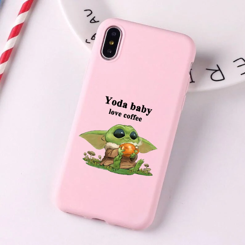 FHSR-24358 Милый цветной Мягкий силиконовый чехол для iPhone 6 6 S 6s plus 7 Plus 8plus X XR XS XSMAX 11 Pro - Цвет: FHSR-24358