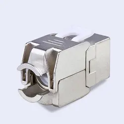 Module de prise RJ45 CAT6 Gigabit CAT7 10 sans outil, prise RJ45 entièrement blindée vers une terminaison LSA sans outil 