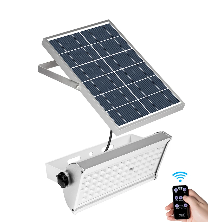 12W/6W 1500lm Solar Lights Outdoor Garden Waterproof Lamp Lighting 65 leds 2 Modes With Remote Control Motion Sensor Light