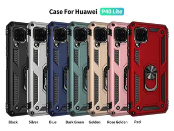

10pcs/lot 2 in 1 Hybrid TPU+PC Ring case For Huawei P40 Lite E P40 Pro Nova 5T Honor 9X Y9S P Smart Pro 2019 P30 Pro
