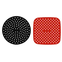 

Air Fryer Liner Pad Silicone Kitchen Baking Cooking Anti Slip Steamers Mats