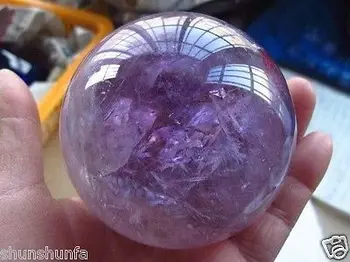 

Hot sale >>Natural Amethyst Quartz Crystal Sphere Ball Healing 57-- 60mm AAA