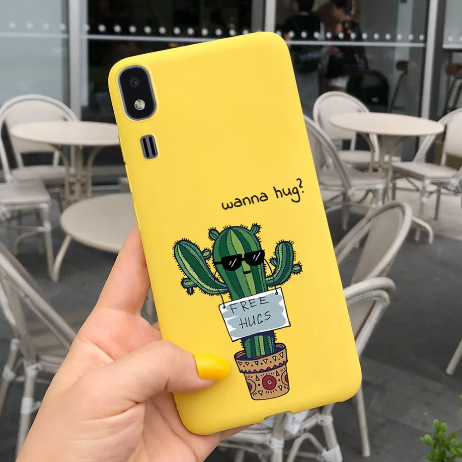 Cute Soft Silicone TPU Phone Case Back Cover - Compatible with Samsung Galaxy A2 Core