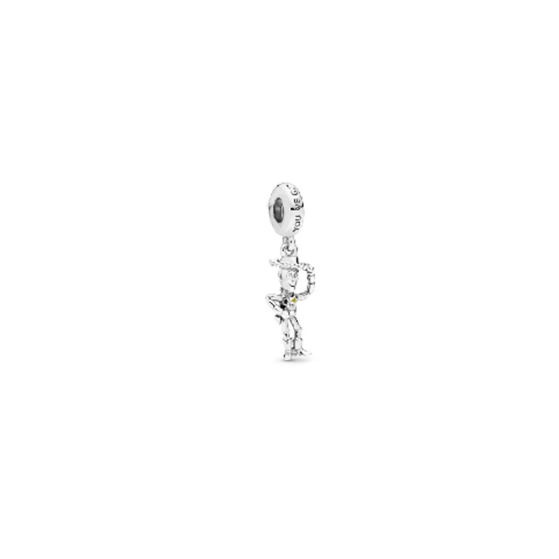 Серебро S925 Новинка Бабочка веревка подходит для Pandoras бисера Шарм браслет модные подвески, ювелирные изделия - Цвет: 4