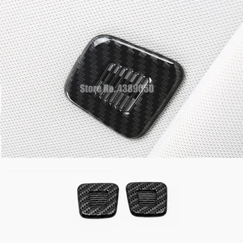 

For Jeep Compass 2017 2018 Accessories ABS Car Roof Microphone Speaker Frame Cover Sticker Trim Covers 2Pcs/Set