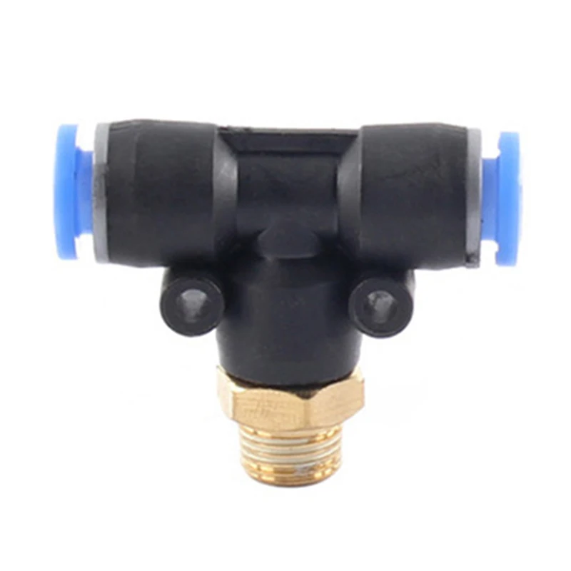 

1PCS Pneumatic Quick Connector PB 4MM 6MM 8MM 10MM 12mm Hose Tube Air Fitting 1/4" 1/8" 3/8" 1/2"BSPT Male Thread Pipe Coupler