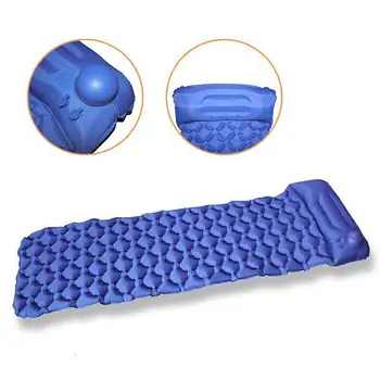 

Outdoors Hand Press Camping Mat Air Inflation Beach Mattress Pad Ultralight Hand Pump Camp Mattress Beach Air Mat Protable Sofa