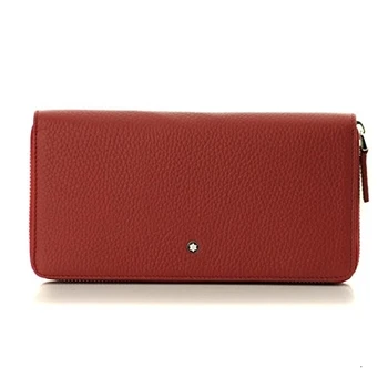 

Montblanc Portafoglio lungo 8 scomparti con cerniera rosso Meisterstuck soft grain 116972