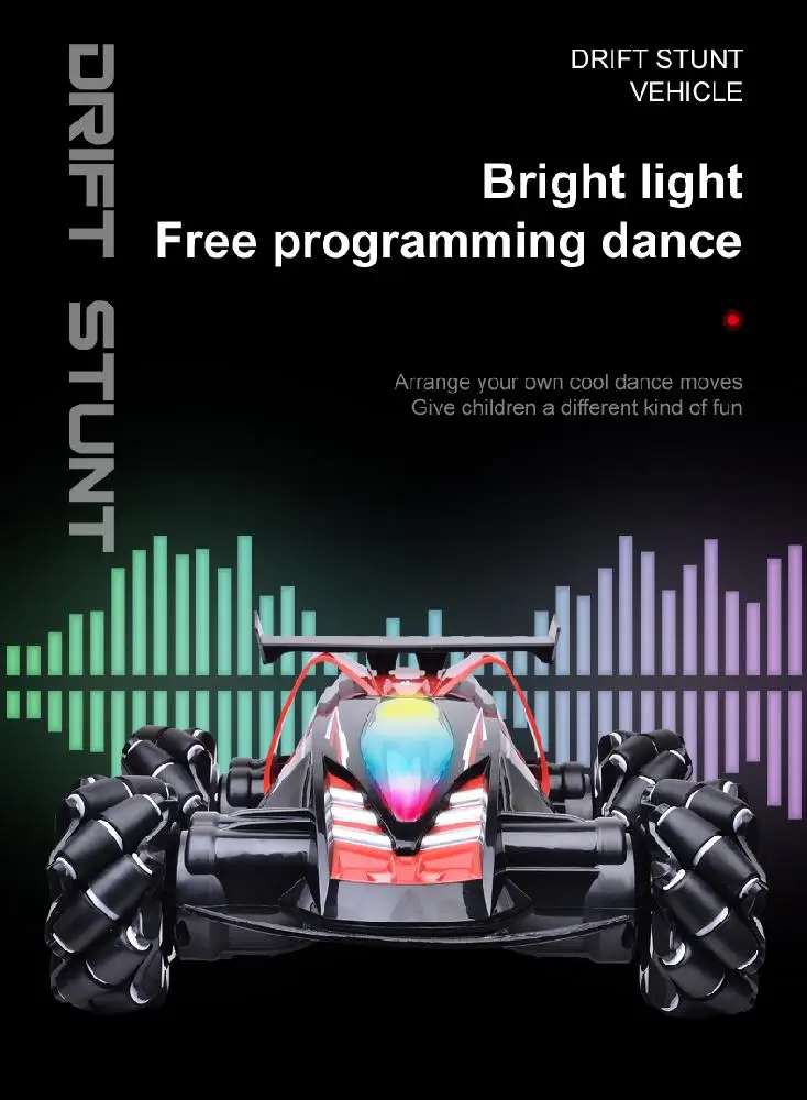 Kuulee 1/10 детские игрушки с дистанционным управлением, автомобиль для скалолазания, 360 градусов, трюк, высокая скорость, дрифт, автомобиль