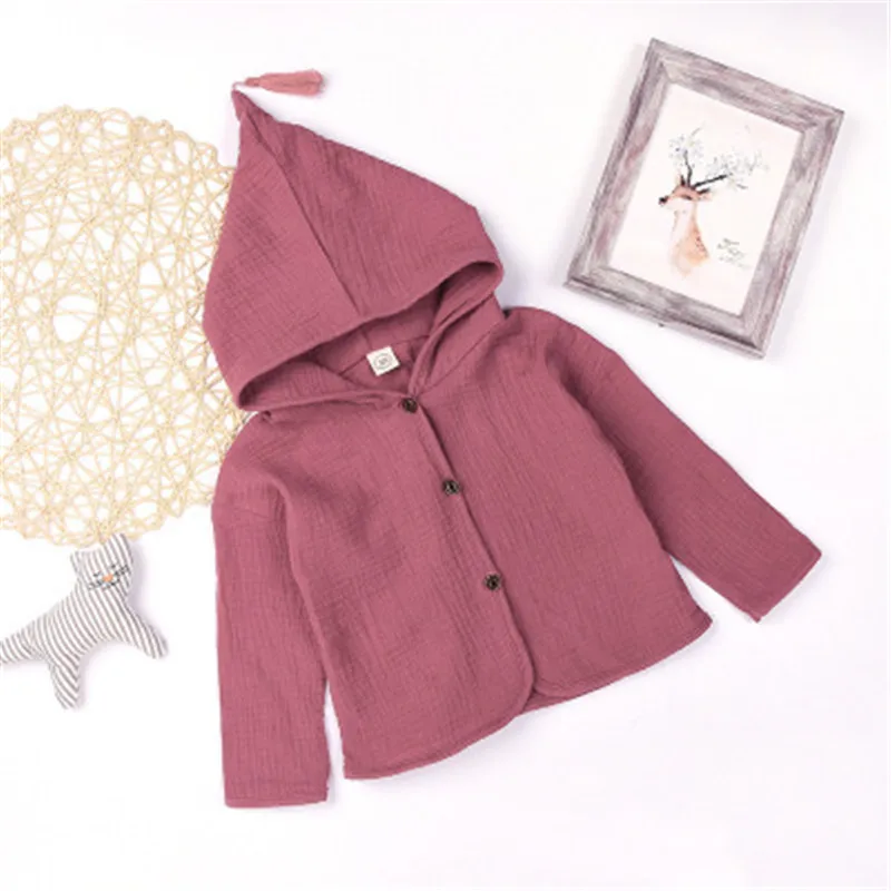 Красивая пуховая куртка для маленьких девочек теплая куртка с капюшоном и хлопковой подкладкой для девочек детская одежда, пальто Детская куртка одежда для маленьких девочек - Цвет: Красный