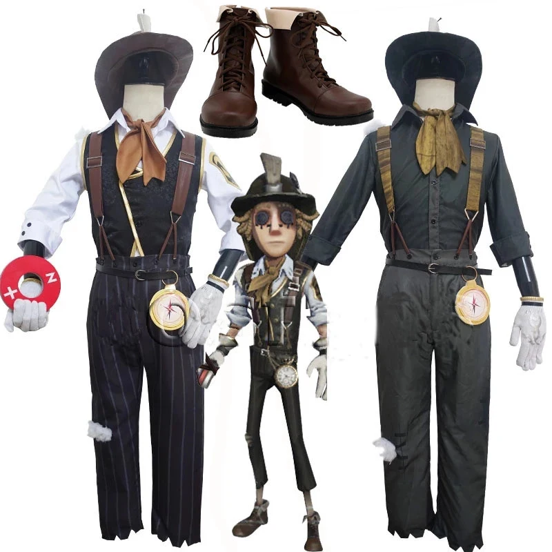 

Anime Identity V Campbell Cosplay Costume Game New Survivor Prospector Original Skin Monster Manager Unisex Cosplay Halloween