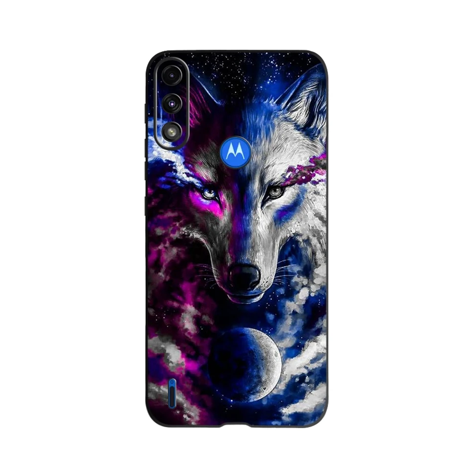Durable Silicone Phone Back Cover - Soft TPU Protection for Motorola Moto E7 Series