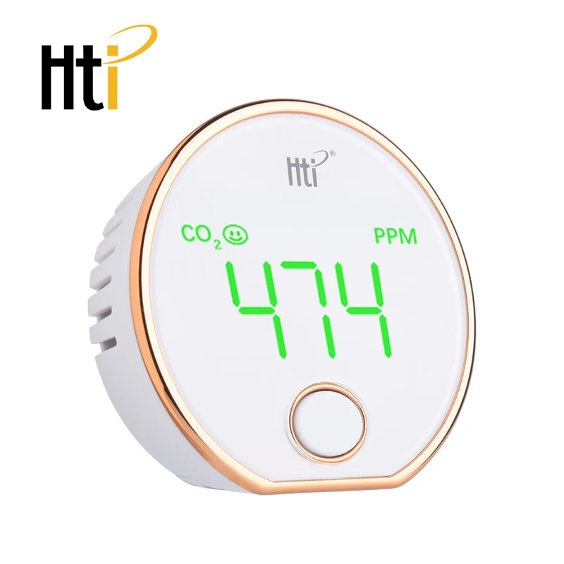 

Mini Portable Carbon Dioxide Gas CO2 Meter Detector HT-401 Agricultural CO2 Tester suitable for household indoor hotel vehicle