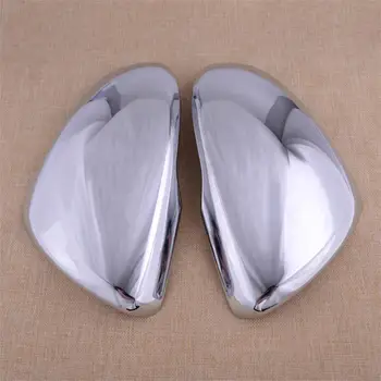 

CITALL Chrome Side Door Mirror Cover Trim Molding Cap Sticker Overlay Shell Fit For Kia Optima K5 JF 2016 2017 2018 2019