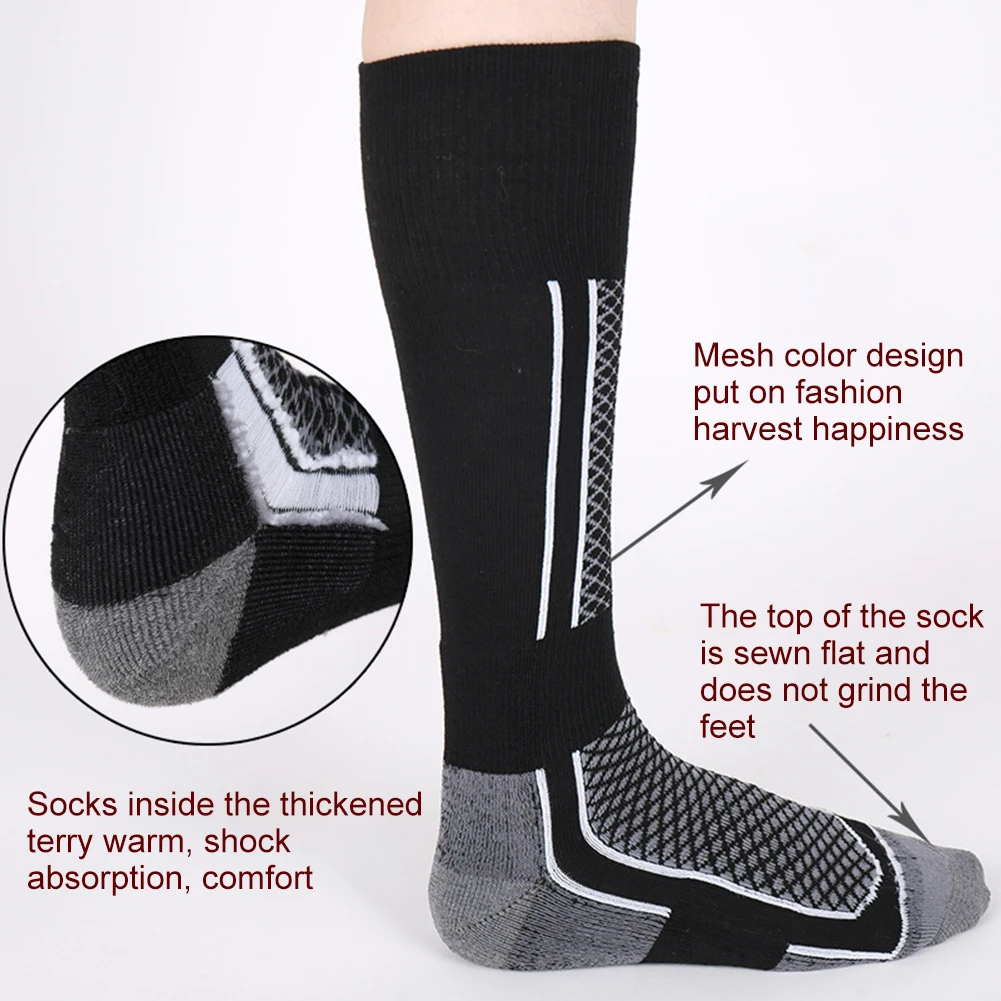 Men Women Winter Outdoor Sports Snowboard Skiing Thicken Warm Thermal Tube Socks Warm Bike Socks Outdoor Sports Ski Cycling Sock