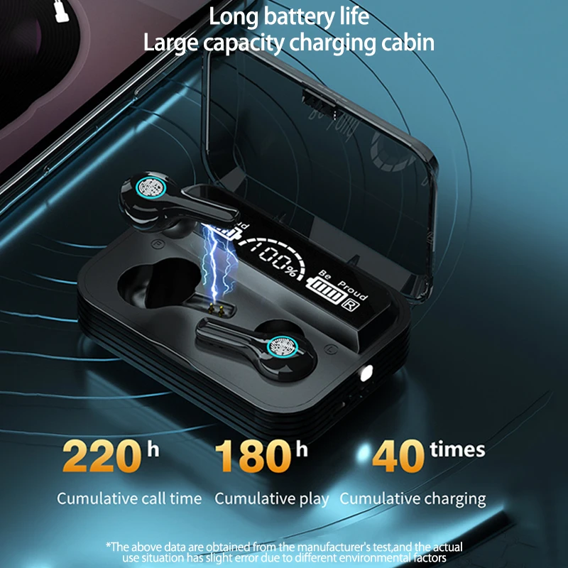 Ottwn TWS R1 Bluetooth Earphones 5 1 2000mAh Charging Box Wireless Earbuds Sport Waterproof Headsets With Mic For iphone Xiaomi