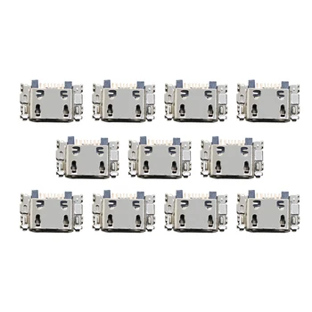 

10PCS Micro USB 7Pin Jack Connector Socket Data Charging Port Tail Plug For Samsung G532 I8262 J5 J7 J5008