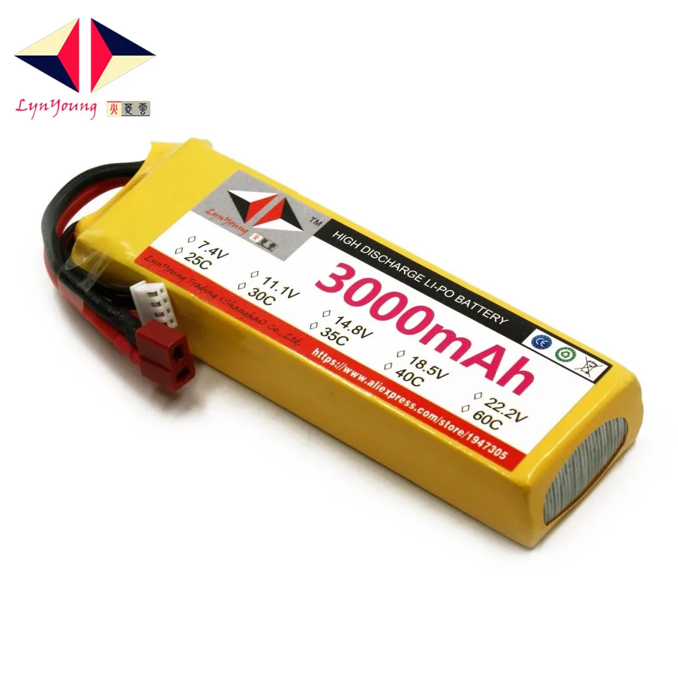 11 1 в 3000 мАч 25C 30C 35C 40C 60C 3S Lipo аккумулятор для RC лодки автомобиля грузовика дрона