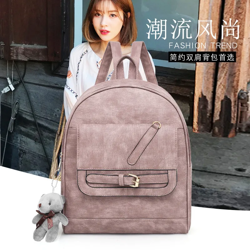 

2018 Summer New Style Hipster Backpack Korean-style Trend WOMEN'S Bag Simple Backpack Casual Travel Bag